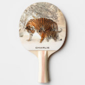 ウィンタータイガースカスタムモノグラム卓球ラケット 卓球ラケット (裏面)