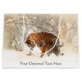 ウィンタータイガースカスタム抱き枕 ラージペーパーバッグ (正面)