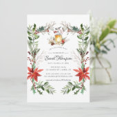 ウィンタータイドウッドランドクリスマスブライダルシャワー 招待状 (スタンド正面)