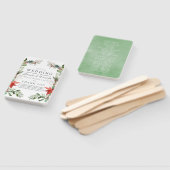 ウィンタータイドウッドランドクリスマス結婚式 プログラム ハンドファン (組立なし)