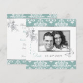 ウィンターダマスクSD招待状スクエア 招待状 (正面/裏面)