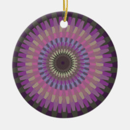 ウィンターダリア夕べカラーパーソナライズされた- セラミックオーナメント