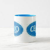 ウィンターチェロ ツートーンマグカップ (中央)