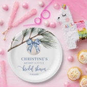 ウィンターチノイスリーブライダルシャワー紙プレート ペーパープレート (パーティー)