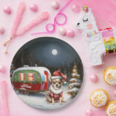 ウィンターチワフアカラバンクリスマスアドベンチャー ペーパープレート (パーティー)