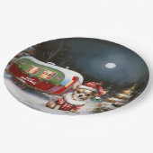 ウィンターチワフアカラバンクリスマスアドベンチャー ペーパープレート (アングル)