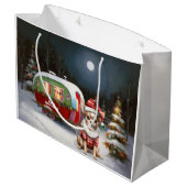 ウィンターチワフアカラバンクリスマスアドベンチャー ラージペーパーバッグ (裏面アングル)