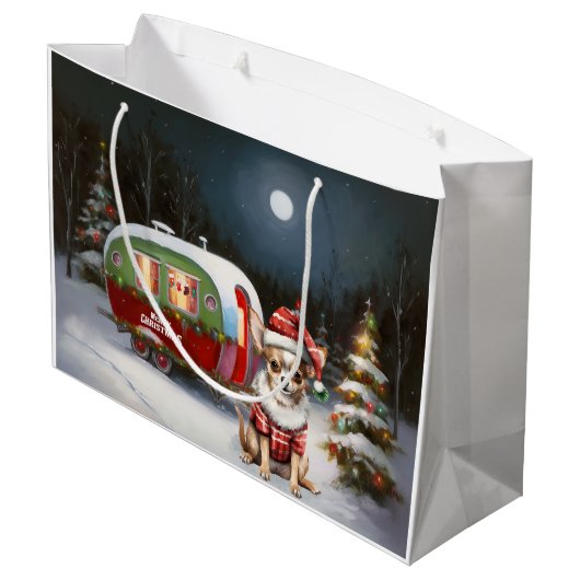 ウィンターチワフアカラバンクリスマスアドベンチャー ラージペーパーバッグ (裏面アングル)