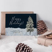 ウィンターツモダンリーホリデークリスマス 案内状