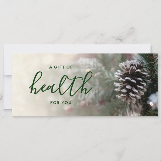 ウィンターツリーカイロプラクティックホリデーギフト証明書 (正面)