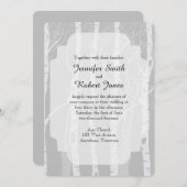 ウィンターツリーズイングレー結婚式招待状 招待状 (正面/裏面)