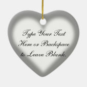 ウィンターツリーズオーナメントパーソナライズされたウィンターデコール セラミックオーナメント (裏面)