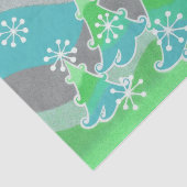 ウィンターツリーズグリーンティッシュペーパー 薄葉紙 (詳細)