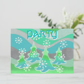 ウィンターツリーズグリーン'パーティー'招待 招待状 (スタンド正面)