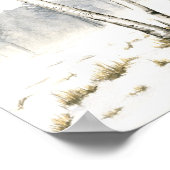 ウィンターツリーズファインアートプリント ポスター (角)