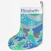 ウィンターツリーズ名ストッキング スモールクリスマスストッキング (裏面)