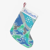 ウィンターツリーズ名ストッキング スモールクリスマスストッキング (正面 (吊り時))