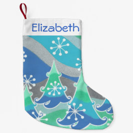 ウィンターツリーズ名ストッキング スモールクリスマスストッキング