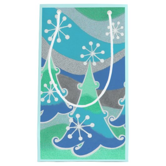 ウィンターツリーズ抱き枕小 スモールペーパーバッグ (正面)