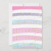 ウィンターツリーワンダーランド誕生日招待状 招待状 (裏面)