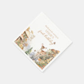 ウィンターディアファースト誕生日 スタンダードカクテルナプキン (角)