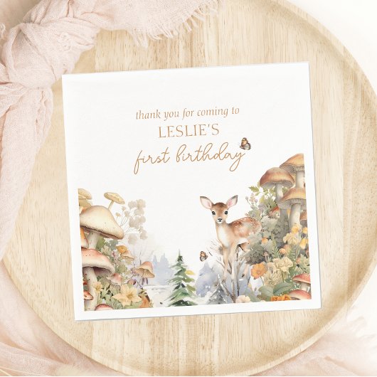 ウィンターディアファースト誕生日 スタンダードカクテルナプキン