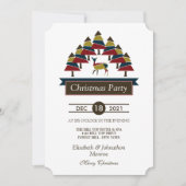 ウィンターディアフォレストクリスマスパーティの招待状 招待状 (正面)