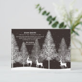 ウィンターディアー悔やみや弔慰サンキューカード サンキューカード (スタンド正面)