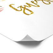 ウィンターデッキザホールズブライダルシャワーゲストブック ポスター (角)