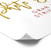 ウィンターデッキザホールズブライダルシャワーフォトブース ポスター (角)