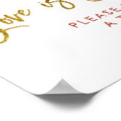 ウィンターデッキザホールズブライダルシャワーラブは甘い ポスター (角)