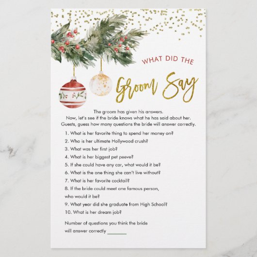 ウィンターデッキザホールズブライダルシャワー何と新郎 (正面)