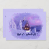 ウィンタートップオブザマウンテンズシャレーホワイトファースト シーズンカード (正面/裏面)