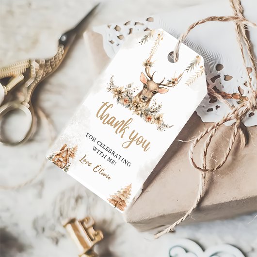 ウィンタートナディースクリスマ誕生日のお気に入り ギフトタグ