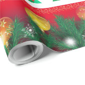 ウィンタートリ クリスマスツリー 飾り ラッピングペーパー (ロールコーナー)