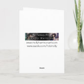 ウィンタードリームフェアリーファンタジーアートイラストレーション カード (裏面)