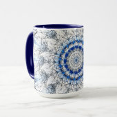 ウィンタードリーム抽象芸術マグ マグカップ (正面左)