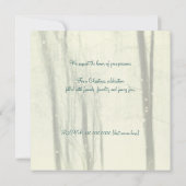 ウィンタードリーム-クリスマスパーティの招待状 招待状 (裏面)