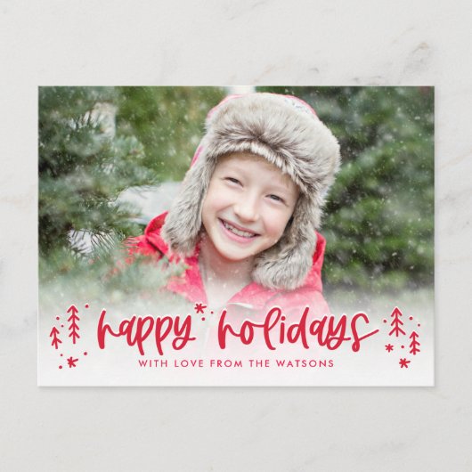 ウィンタードルズホモダンリデーカードはがき シーズンポストカード (正面)