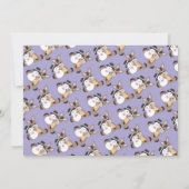 ウィンタードンキー誕生日招待状forボーイズ 招待状 (裏面)