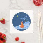 ウィンターナイトキツネ スタンダードカクテルナプキン (インサイチュ)