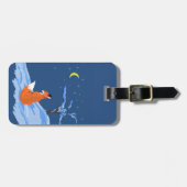 ウィンターナイトキツネ ラゲッジタグ (正面横)