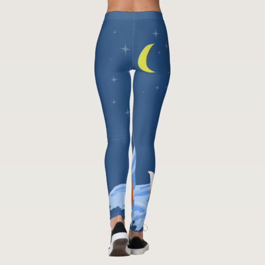 ウィンターナイトキツネ レギンス (裏面)