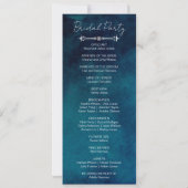 ウィンターナイト結婚式 プログラム (裏面)