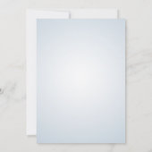 ウィンターナチュラルウェディング 招待状 (裏面)