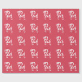 ウィンターニットクリスマスユール（キリスト降誕祭）ボックラッピング紙 ラッピングペーパー (フラット)