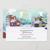 ウィンターネイバーギャザリング招待状 招待状 (正面/裏面)