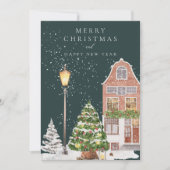 ウィンターハウスフォトクリスマスカード 招待状 (正面)