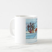 ウィンターハウスランドスケープ コーヒーマグカップ (正面左)