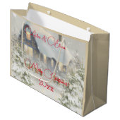 ウィンターハウス雪レトロ ラージペーパーバッグ (正面アングル)